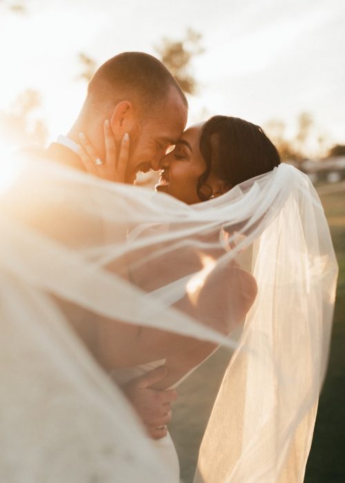 woman in white wedding dress